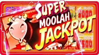 SUPER MOOLAH JACKPOT!!! LIVE TRIGGER!!! on Invaders Attack from the Planet Moolah SLOTS