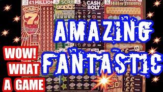 AMAZING & FANTASTIC Scratchcard Game..SCRABBLE..CASH 7s..Treasure..Instant£100.Win£