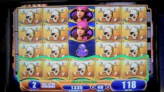 Pirate Ship Slot Machine SMALL WIN Las Vegas Slots Bonus