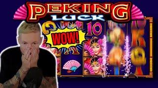 HUGE WIN! PEKING LUCK BIG WIN - €15 BET on CASINO Slot from CasinoDaddys LIVE STREAM
