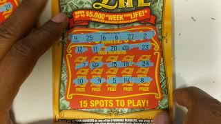Playing 3 Set for Life Scratch Offs