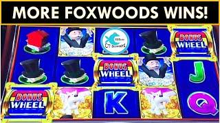 FOXWOODS GREAT CEDAR CASINO GIVES US ALL THE WINS! ULTIMATE FIRELINK, MR. WOO, MONOPOLY & BUFFALO!