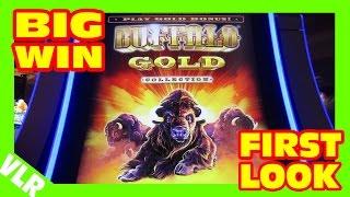 THE NEW BUFFALO GOLD - FIRST LOOK - BIG WIN Slot Machine LIVE PLAY & BONUS
