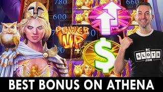 BEST ATHENA BONUS ⋆ Slots ⋆ Doubling Up with this Greek Goddess