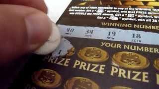 $20 Gold Bullion Instant Lottery Ticket - Illinois Scratchcard