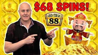 ⋆ Slots ⋆  High Limit $68 Spins on Gold Stacks 888 ⋆ Slots ⋆ Jackpot Bonus Progressive Jackpot Win!