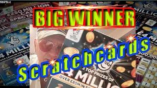 •Wow!..scratchcard•..•WHAT A WINNER•..Includes •BIG DADDY•LUCKY LINES•5x CASH•Bingo•classic