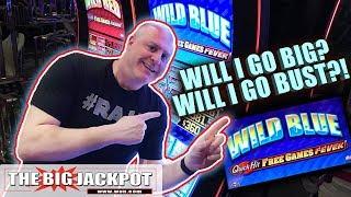 Go BIG or Go BUST! •Wild Blue Quick Hits •| The Big Jackpot