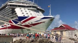 P&O Britannia Cruise Ship Antigua