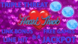 HIGH LIMIT Lighting Cash Link Heart Throb HANDPAY JACKPOT ~ $25 Bonus Round Slot Machine Casino