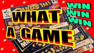 "WINS"WINS".£47.00 Worth SCRATCHCARDS WHAT A GAME..WIN £50..CASH MATCH..QUIDS IN..DOUGH ME THE MONEY
