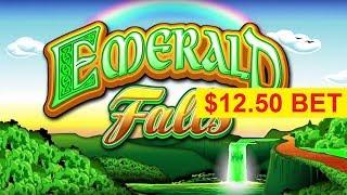 Emerald Falls Slot - $12 50 Max Bet - NICE BONUS!