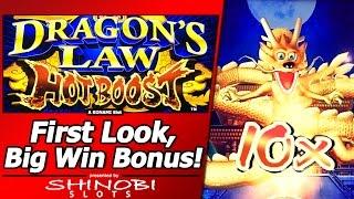Dragon's Law Hot Boost Slot - Big Win on My Brother's Channel, BeamMeUpSlotty