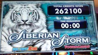 SLOT TOURNAMENT Siberian Storm•LIVE PLAY• at COSMO in Las Vegas