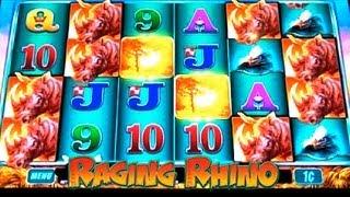 WMS - Raging Rhino - Slot Machine Bonus