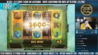 BIG WIN!!!! Secret of the Stones Big win - Casino - Bonus Round (Huge Win)