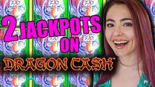 2 JACKPOT HANDPAYS ON $100/SPINS! DRAGON CASH IN Las Vegas!