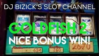 Goldfish 2 Slot Machine ~ FREE SPIN BONUS! ~ BIG WIN!! • DJ BIZICK'S SLOT CHANNEL