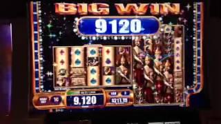 Spartacus slot machine line hit - BIG WIN!