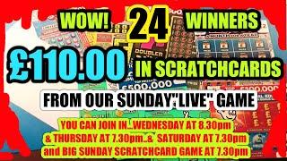 WINNERS.....SCRATCHCARDS...OVER £110.00 WORTH...WhooooOOOOOOO..⋆ Slots ⋆⋆ Slots ⋆