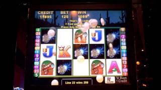 Meteor Storm slot bonus win at Sands Casino