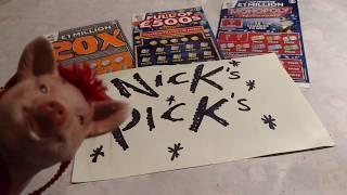 Scratchcards...Nick's Pick's - 2 is coming...and we add the NEW Fast 500.. & 10 pound Card..