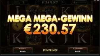 Game of Thrones Slot - Lannister Freespins - Mega Mega Win