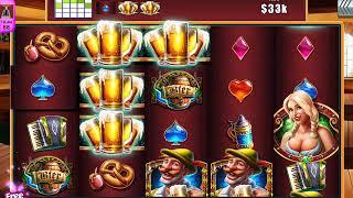 BIER HAUS 200  Video Slot Casino Game with a FREE SPIN BONUS