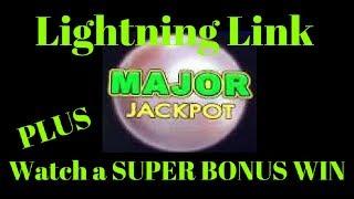 MAJOR Progressive HIT + A SUPER HUGE BONUS HIT Lightning LINK