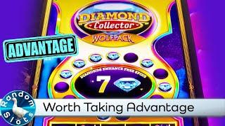 Diamond Collector Wolfpack Slot Machine Bonus Advantage Play