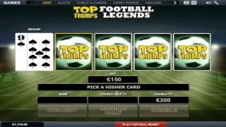 Free Top Trumps Football Legends Slot by Playtech Video Preview | HEX