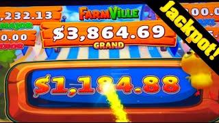 •I WAS SHOCKED WHEN I LAND THIS! •Farmville Slot Machine MASSIVE JACKPOT HAND PAY!!