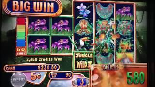 • Good Morning LIVE • Slot Play on JUNGLE WILD II Machine - BIG WIN MAX BETS + Bonus FREE Games