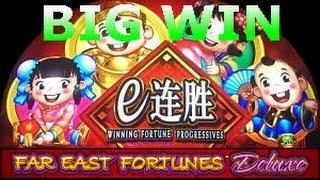 MAX BET! Far East Fortunes Deluxe - BIG BONUS WIN + Progressive!