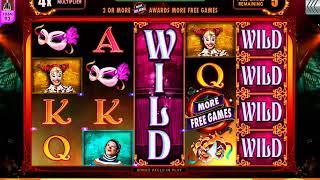 CIRQUE DU SOLEIL KOOZA Video Slot Casino Game with a RETRIGGERED WHEEL OF DEATH  BONUS