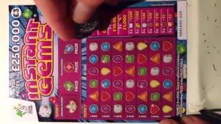 New Instant Gems Scratchcard
