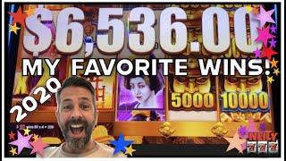 MY FAVORITE BIGGEST WINS AND BEST SLOT MACHINE JACKPOTS IN 2020!