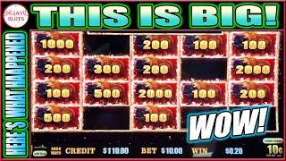 THIS PAID BIG! We Started With $100 in a Slot Machine  at The Casino! Here's What Happened!