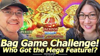 Slot Channel Showdown! Bag Game Challenge with @Lori Luckbox ! Who Gets the Mega Feature @Yaamava?