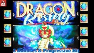 Bally - Dragon Rising : 2 Bonuses and Progressive Hit
