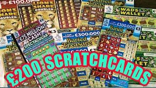 AMAZING  SCRATCHCARD GAME. FULL 500..LION DOUBLER..CASH 7s