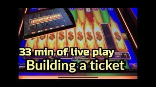 Playing slots at Ocean Casino and building up a voucher
