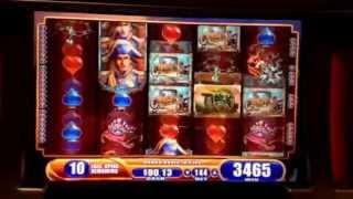 Napoleon & Josephine Slot Machine Bonus Castle King Progressive Bank Aria Casino Las Vegas