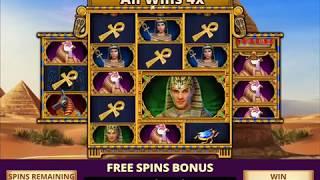 RICHES OF THE SPHINX Video Slot Game with a PHARAOH'S FREE SPIN BONUS