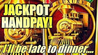 ⋆ Slots ⋆JACKPOT HANDPAY!⋆ Slots ⋆ SORRY MOM! LATE TO DINNER! CASH EXPRESS LUXURY LINE (ARISTOCRAT GAMING)