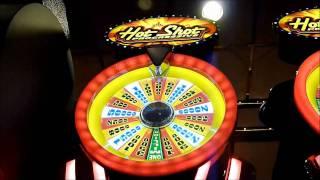 Hot Shot Progressive Cash Wheel Slot Machine Bonus Win (queenslots)