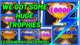 HIGH LIMIT Lightning Link Sahara Gold & Best Bet (2) HANDPAY JACKPOTS $50 Bonus Round Slot Machine