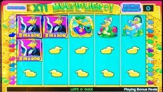 Duck$ In A Row Classic Slot Machine, Live Free Play