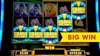 Tarzan Grand Slot - 5 SYMBOL TRIGGER - BIG WIN BONUS!