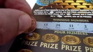 Winning Lottery Ticket...well sort of...Lottery Gold Bullion $20 Instant Scratch Off Ticket